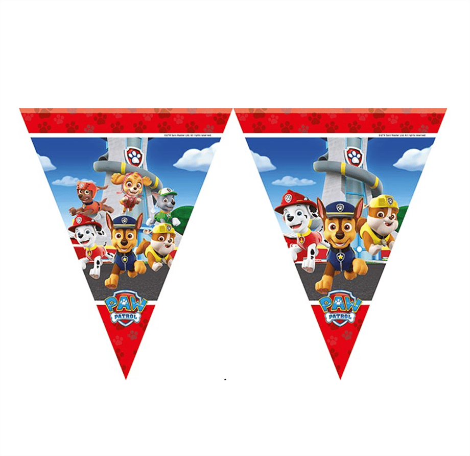 Bayrak PAW PATROL flama üçgen 320 cm