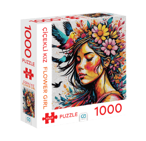 Ca Games Çiçekli Kız Puzzle 1000 Parça Ca1000-7048