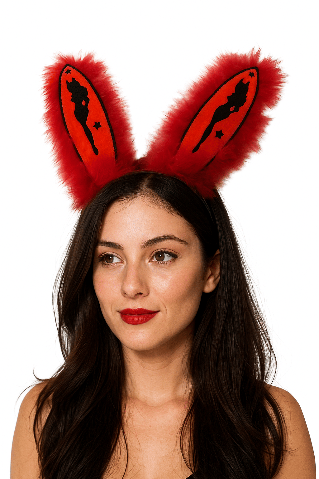 Cadılar Bayramı Halloween Kırmızı Tavşan Kız Parti Taçı Parti Aksesuarı