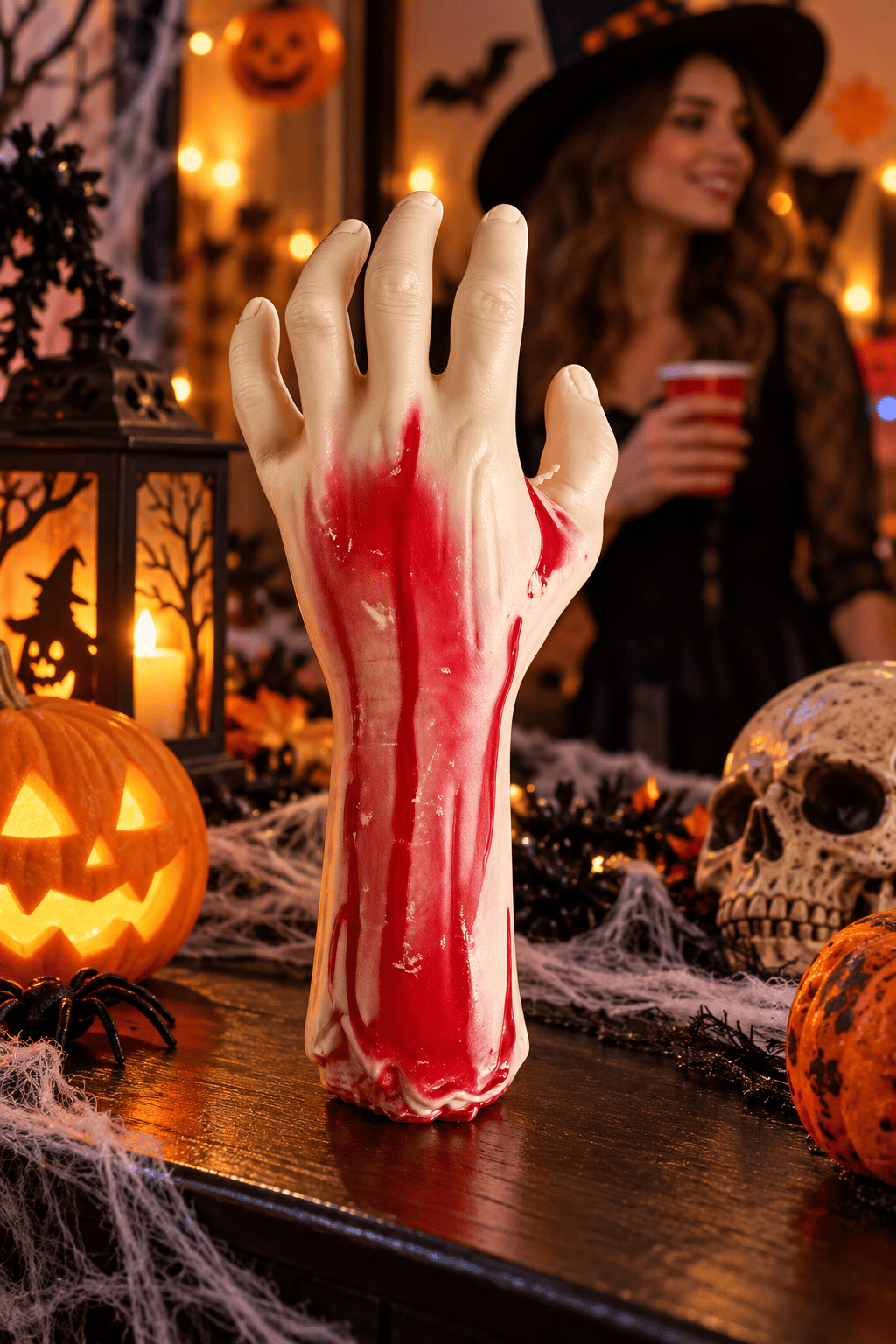 Cadılar Bayramı Halloween Plastik Kesik EL