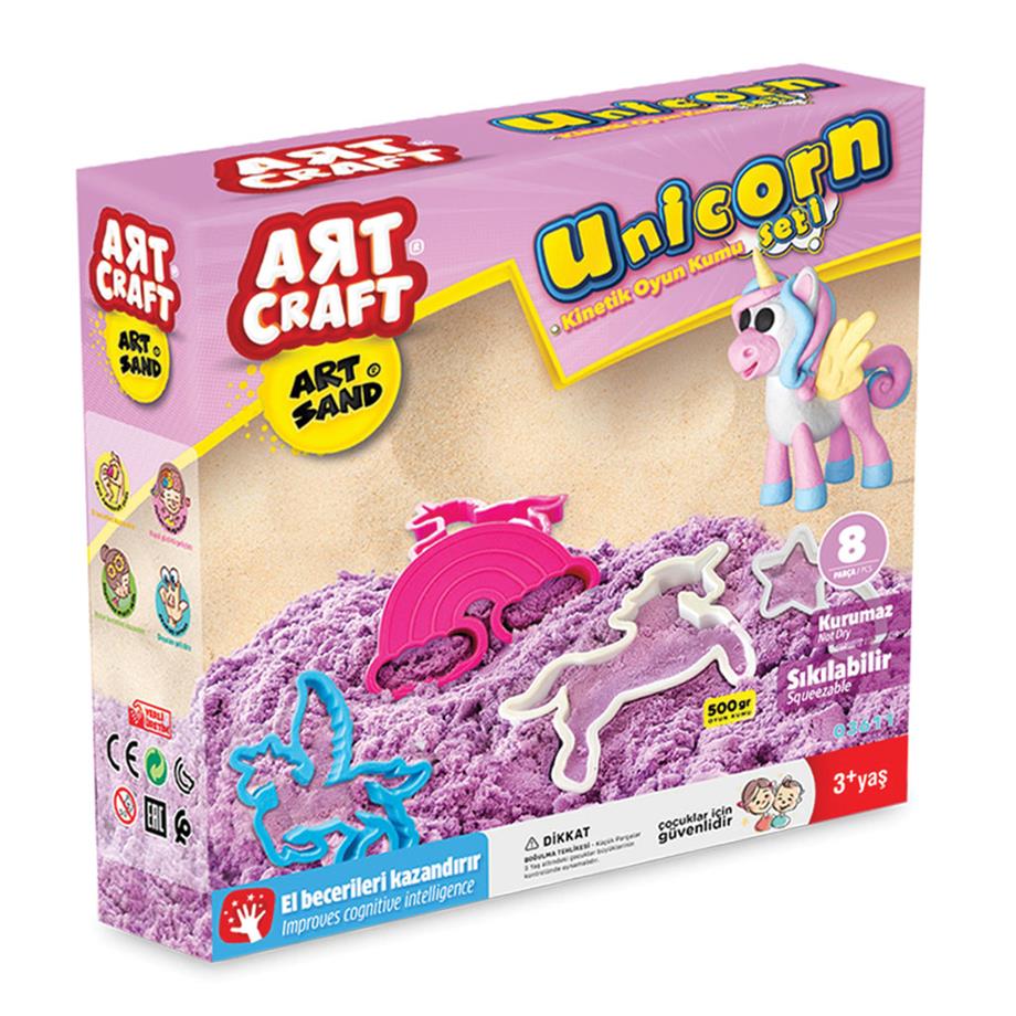 Dede Art Craft Kinetik Kum 500 gr unicorn set  