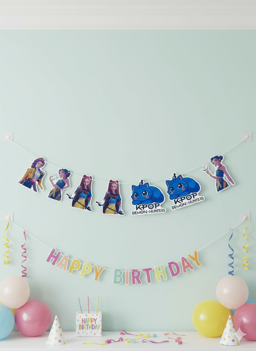 Dekoratif banner 15*150 cm K-Pop Hunterix