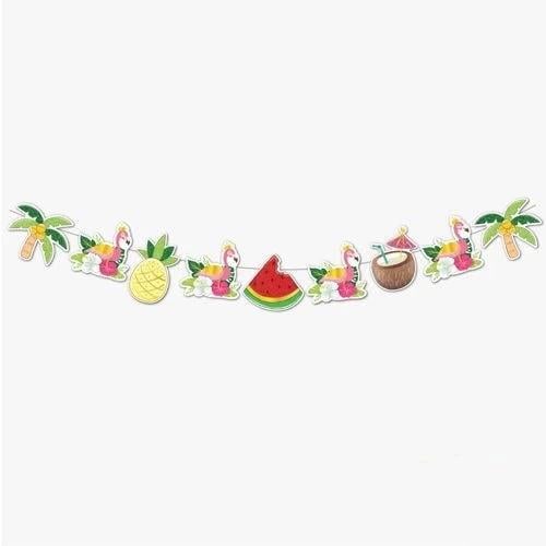 Dekoratif banner FLAMİNGO 165*20CM  