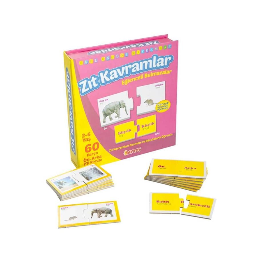 Diytoy Eğlenceli Bulmaca Zıt Kavramlar