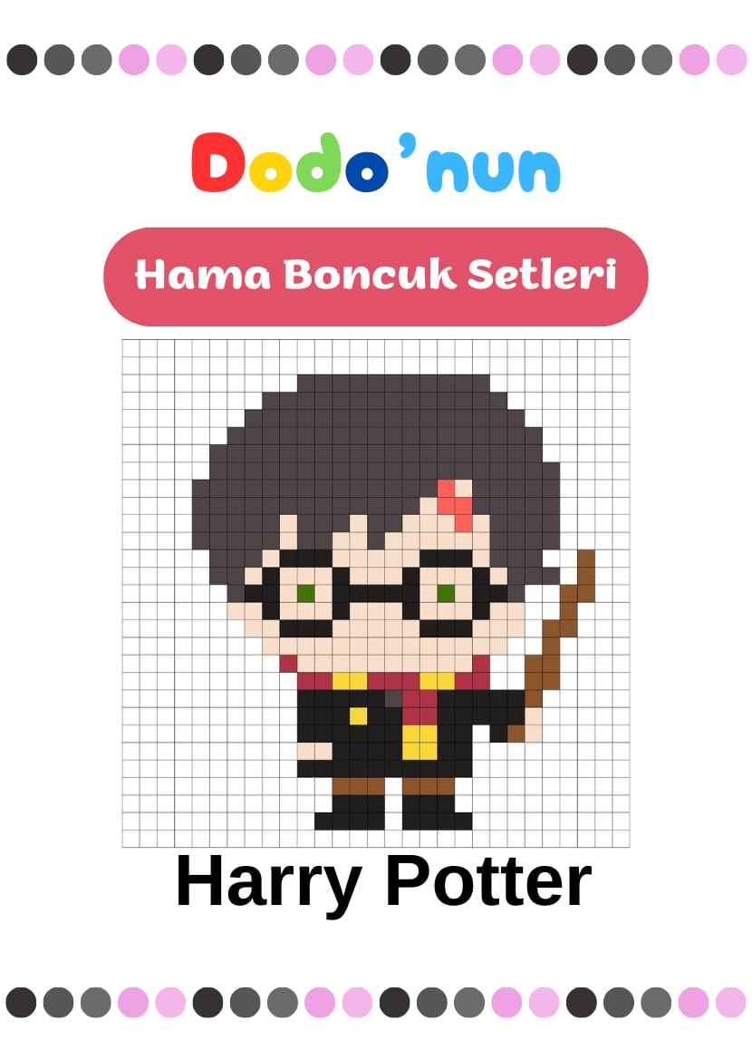 Dodo'nun Hama Boncuk Seti Harry Potter