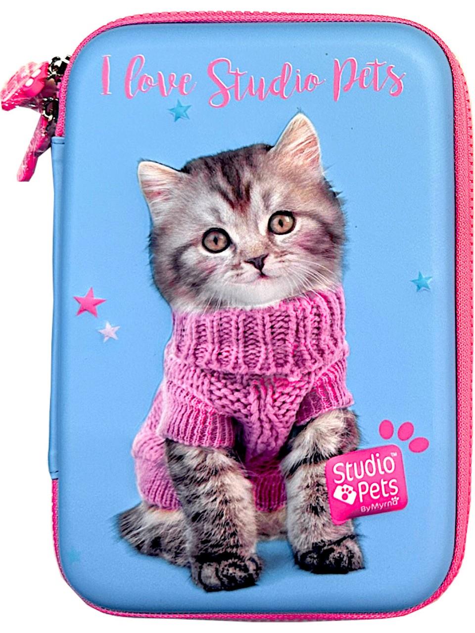 Dolphin Cem Studio Pets PT-7785 Eva Kalem Çantası 3 Boyutlu Kabartmalı