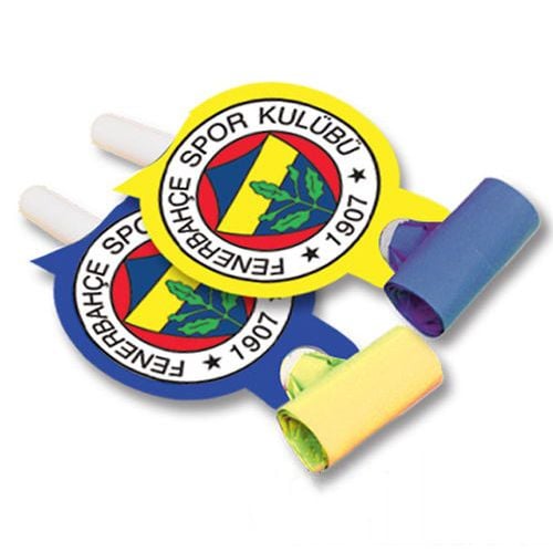 Fenerbahçe  kaynana dili, parti düdüğü,(6lı paket) uzayan parti düdüğü,uzat çek düdük f