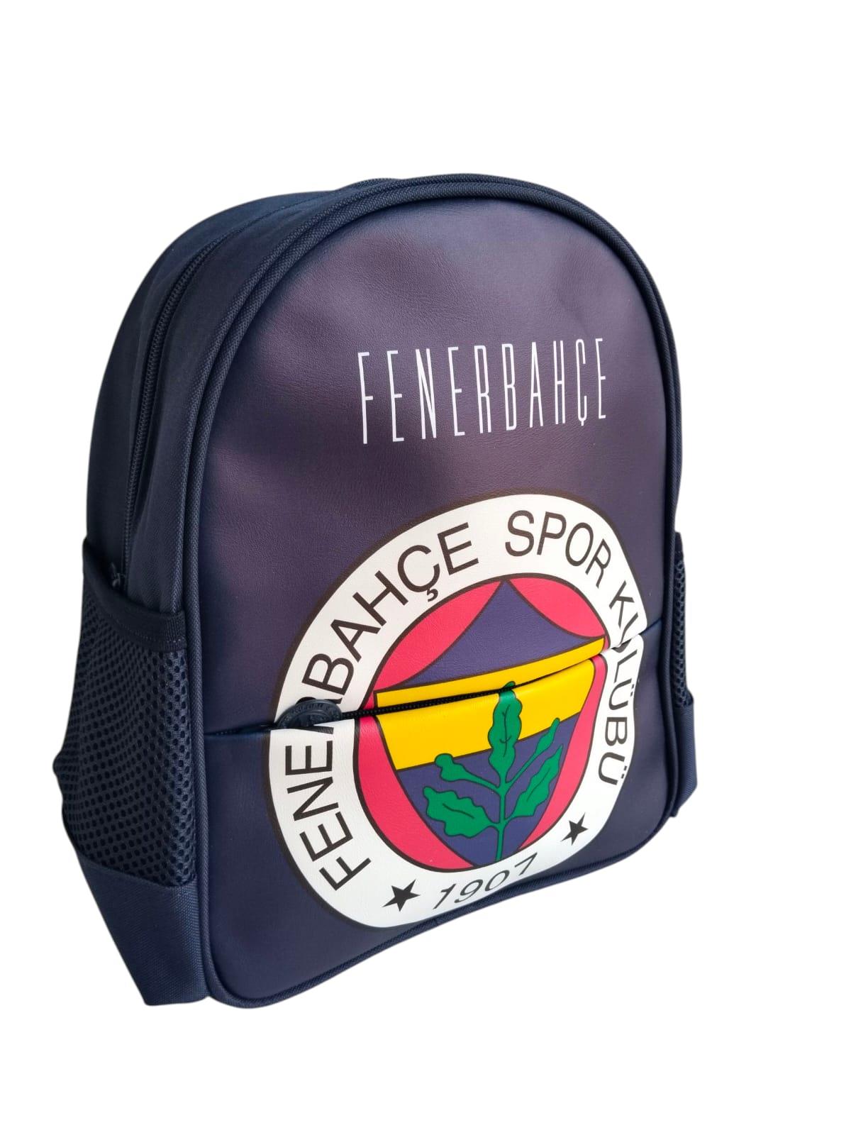 Fenerbahce Logo Desenli Suni Deri Anaokulu Çantası 25761