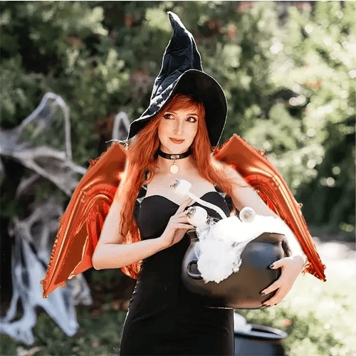 Folyo balon Halloween Yarasa Kanadı 120x47cm Çift Taraflı Kullanılır