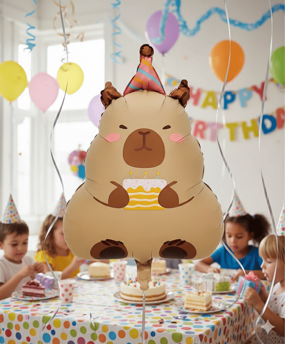 Folyo Balon Kapibara Doğum Günü 69*48,5 cm CAPYBERA