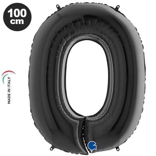 Folyo Rakam 0 SİYAH 40 Inc 102 CM GRABO