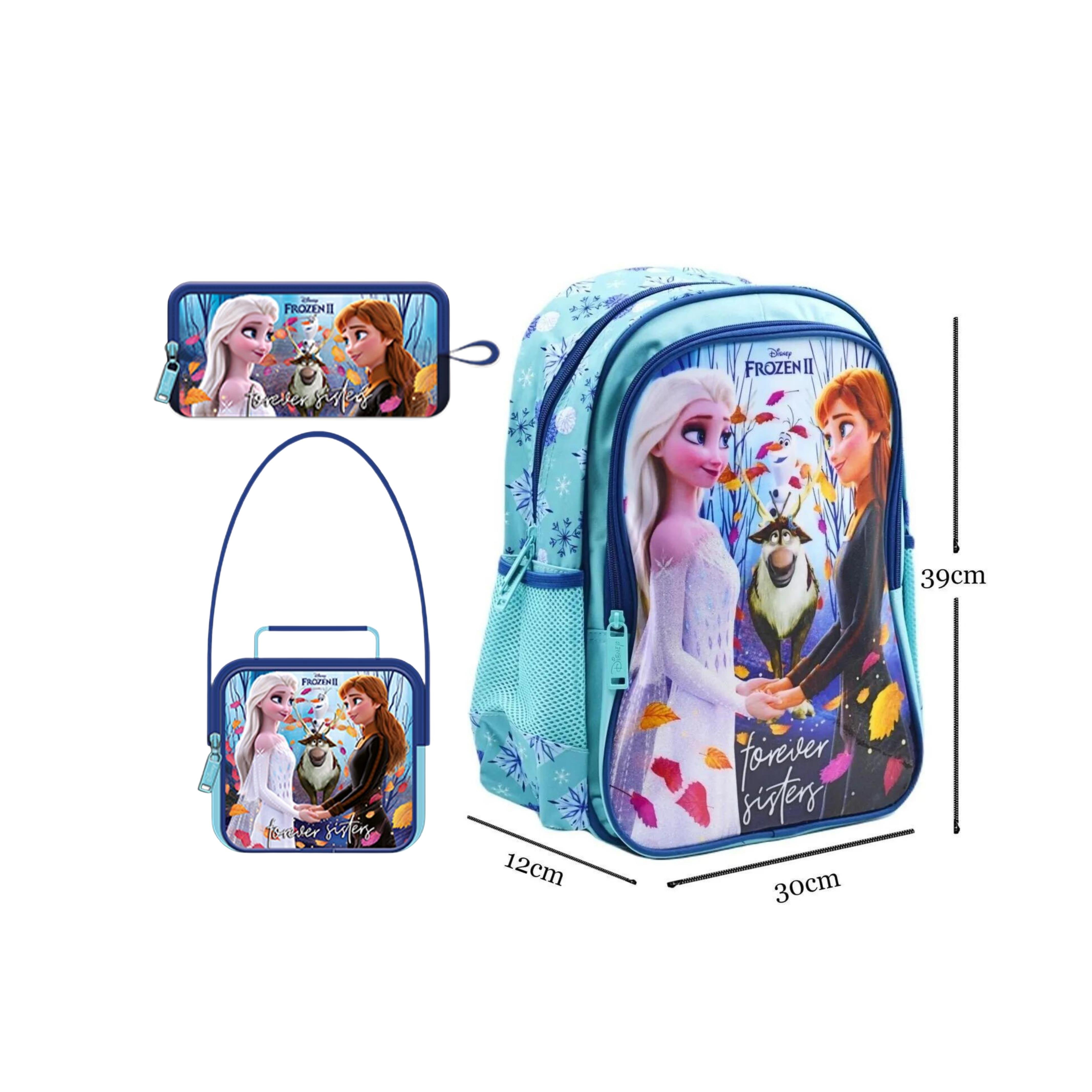 Frocx Frozen İlkokul Çantası-Beslenme-Kalem Ç.