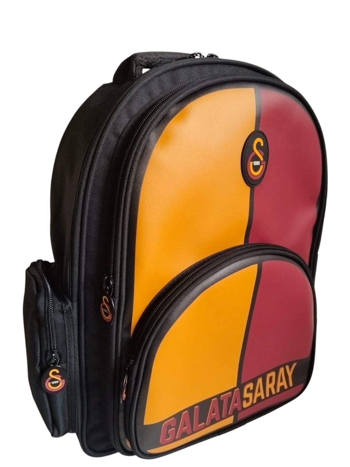 Galatasaray Orjinal Lisanslı Parçalı Suni Deri Okul Çantası -sırt çantası25552