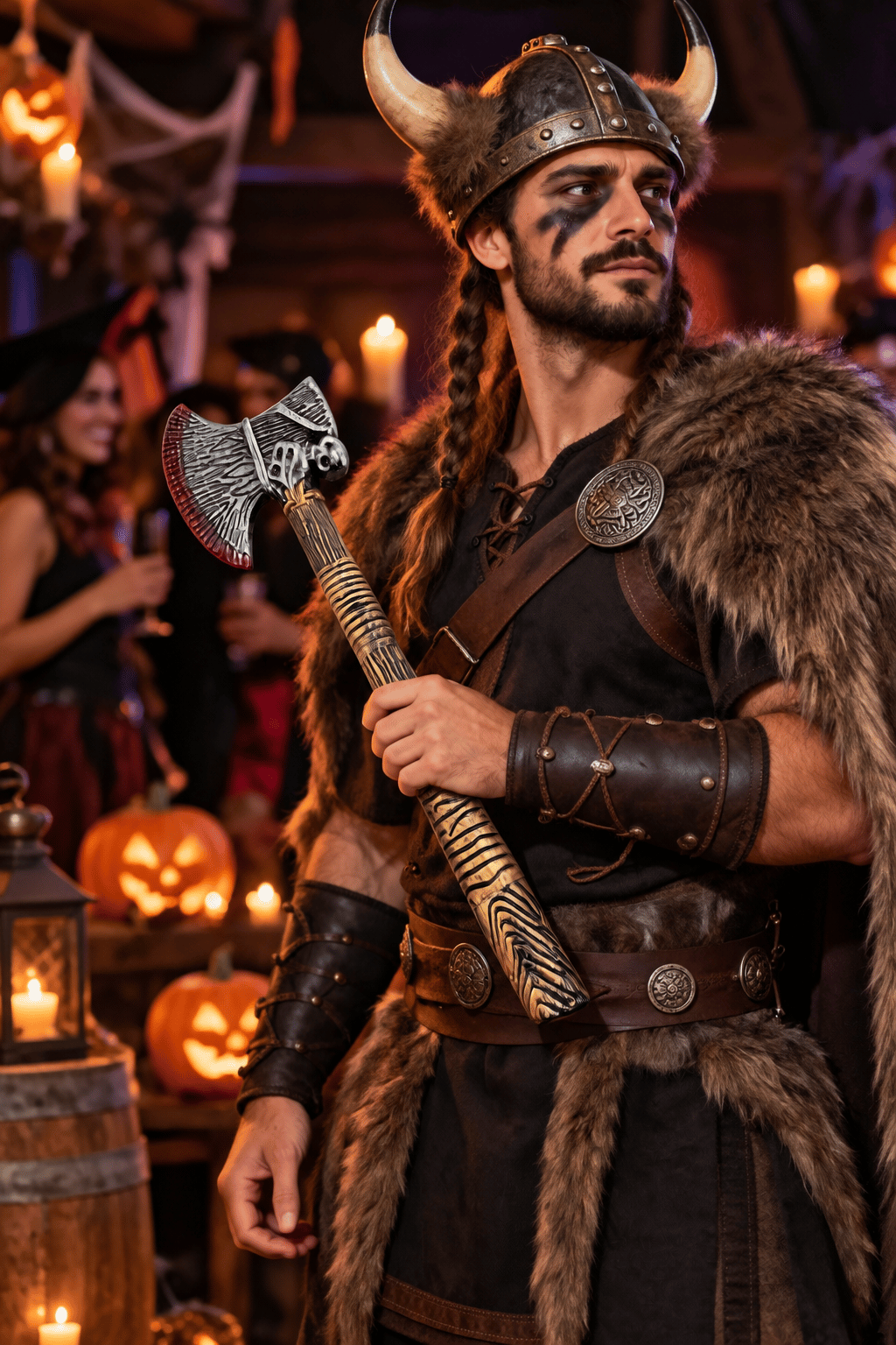 Halloween Balta Plastik Kostüm Baltası 49 cm cadılar bayramı