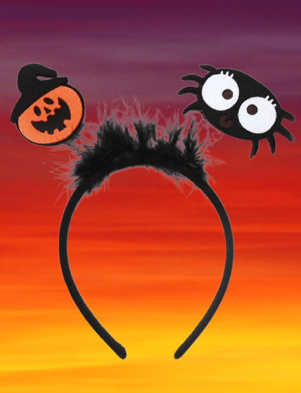 Halloween Taç Bal Kabağı ve Örümcekli 2li model