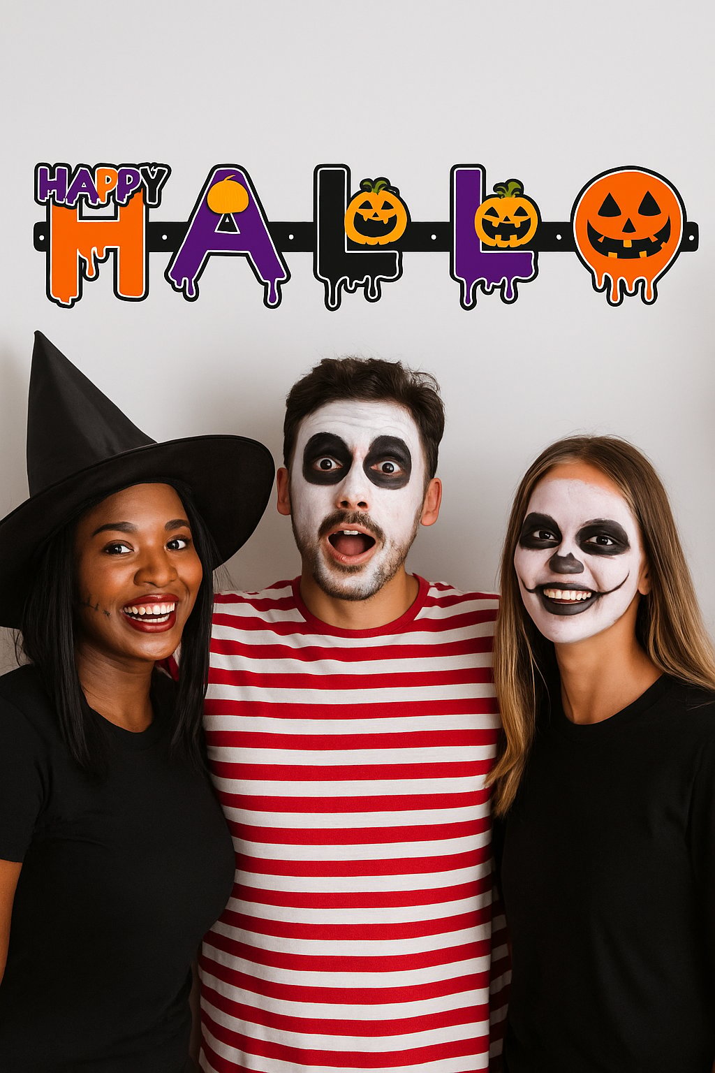 Halloween Yazılı Cadılar Bayramı Harf Banner 120cm Duvar Dekor Süsü  