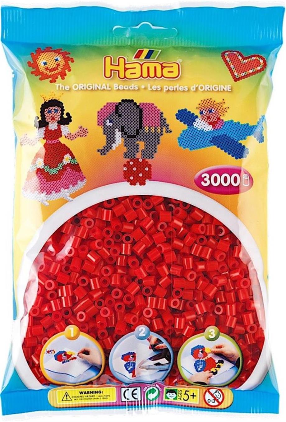 Hama Midi Boncuk 3.000'lik - Koyu Kırmızı