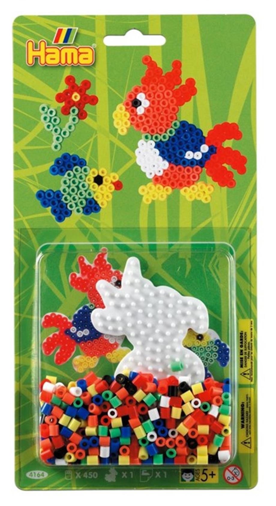 Hama Midi Boncuk Küçük Blister Set Papağan