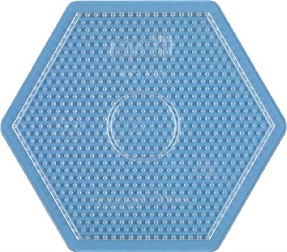 Hama Midi Boncuk Tablası -Büyük Altıgen- Şeffaf