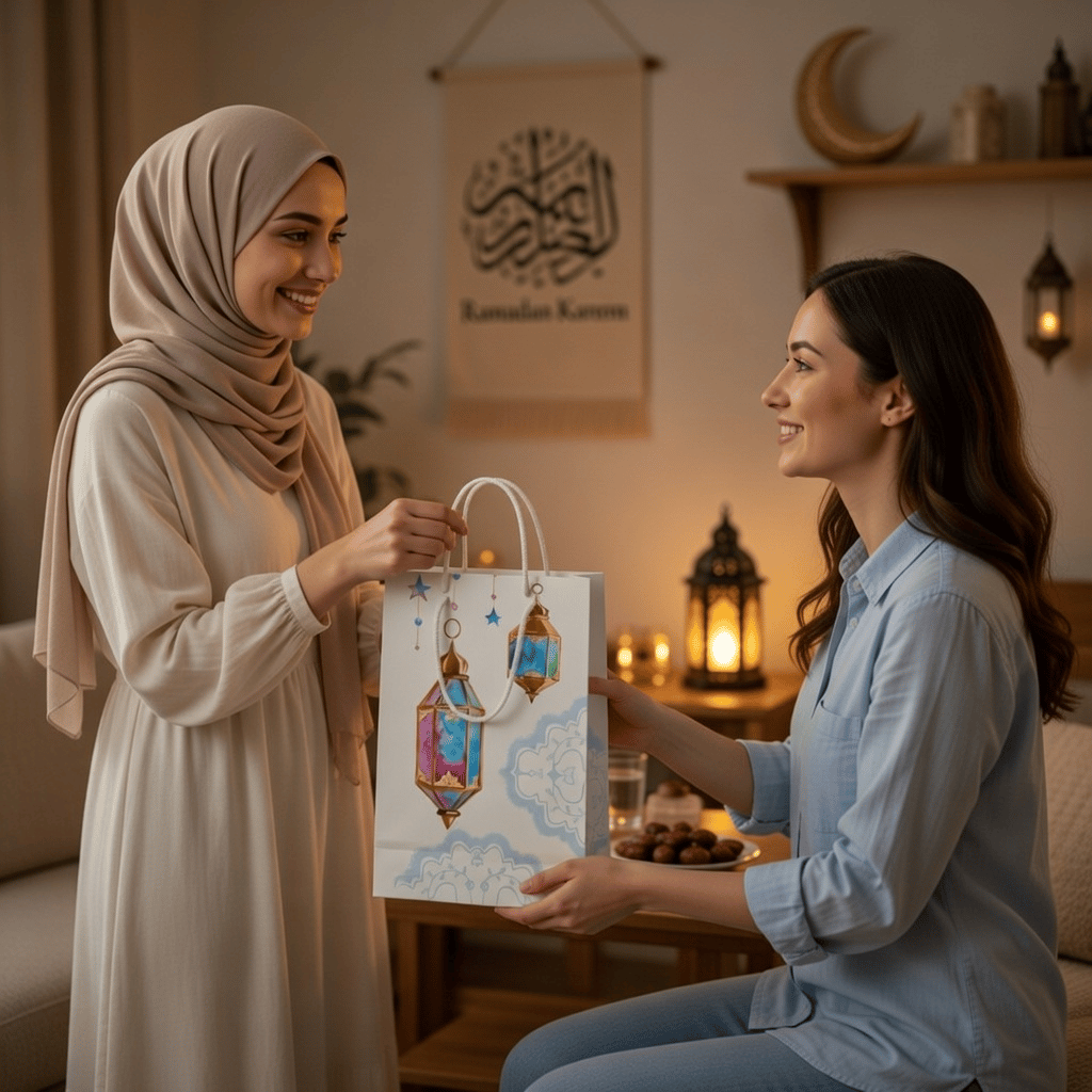 Hediyelik karton çanta 26x40x8 RAMAZAN-01