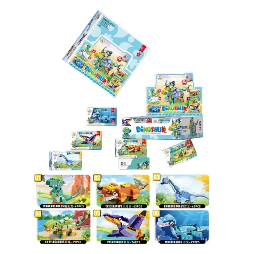 Kızılkaya Lego Dinazorlar 6in1 76 Parça