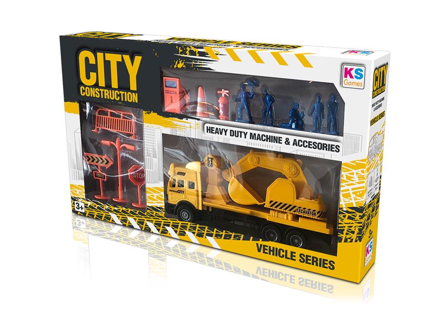 Ks City Construcion Excavator Oyun Seti