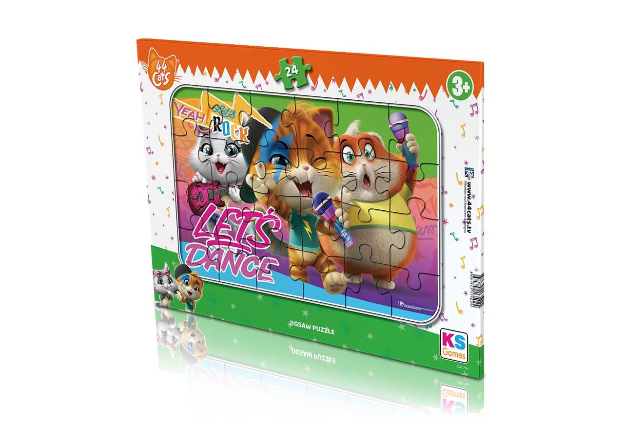 Ks Games 44 Cats 44 Kedi Frama Puzzle 24'Lü CA-704