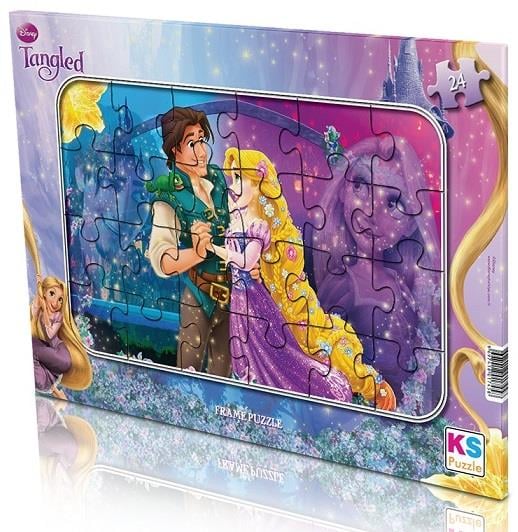 Ks Games Tangled Disney Frame Puzzle 24'Lü TG-704