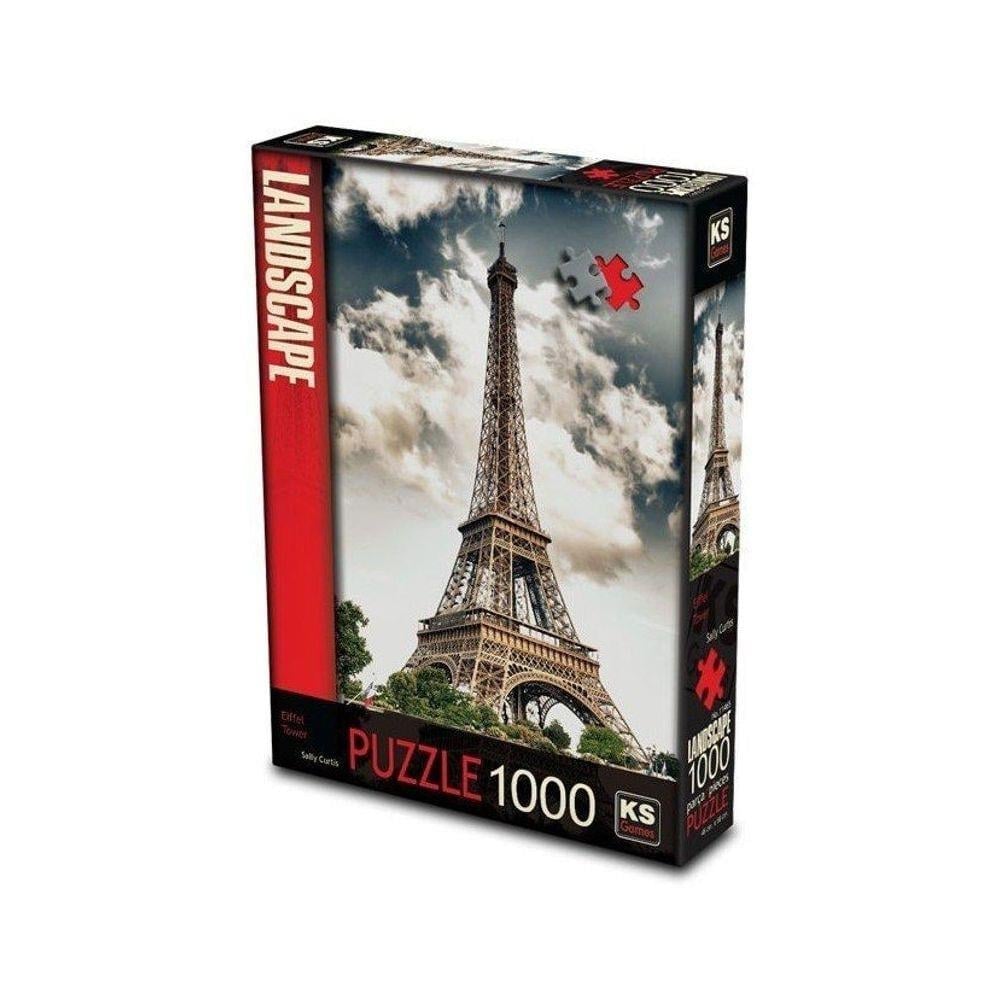 Ks Puzzle 1000 Parca Eiffel Tower Paris