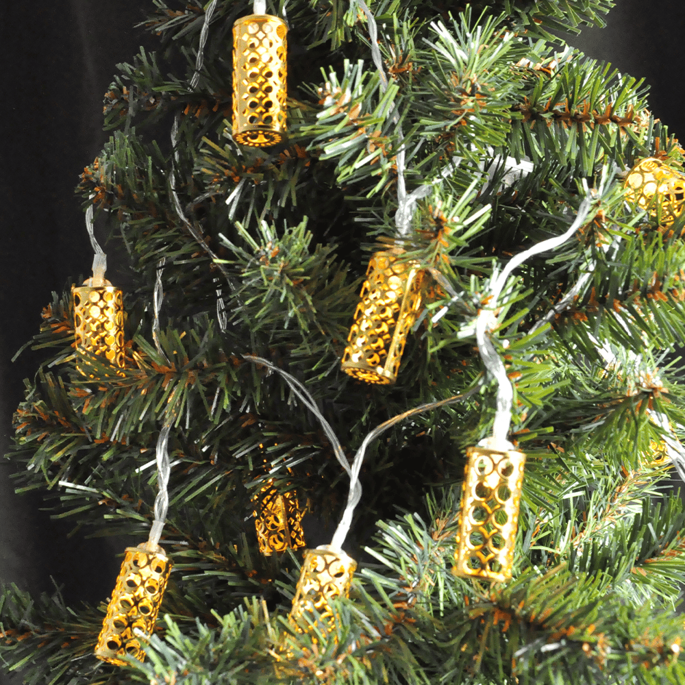 Led ışık 3metre SİLİNDİR Figürlü yılbaşı pilli çam ağacı dekor led, günışığı