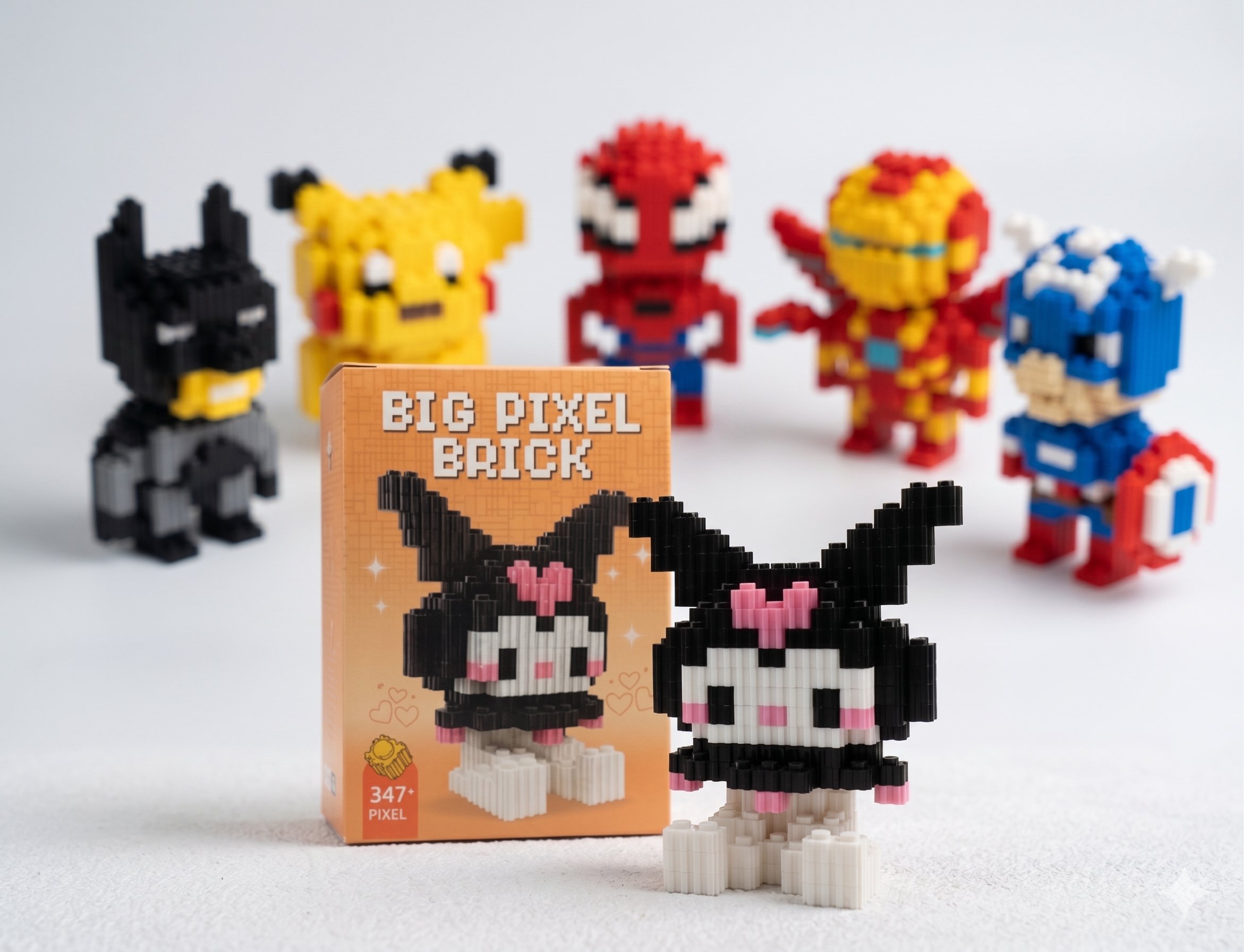 Lego Bricks 3d Büyük boy KUROMİ  big pixel  BPB-019
