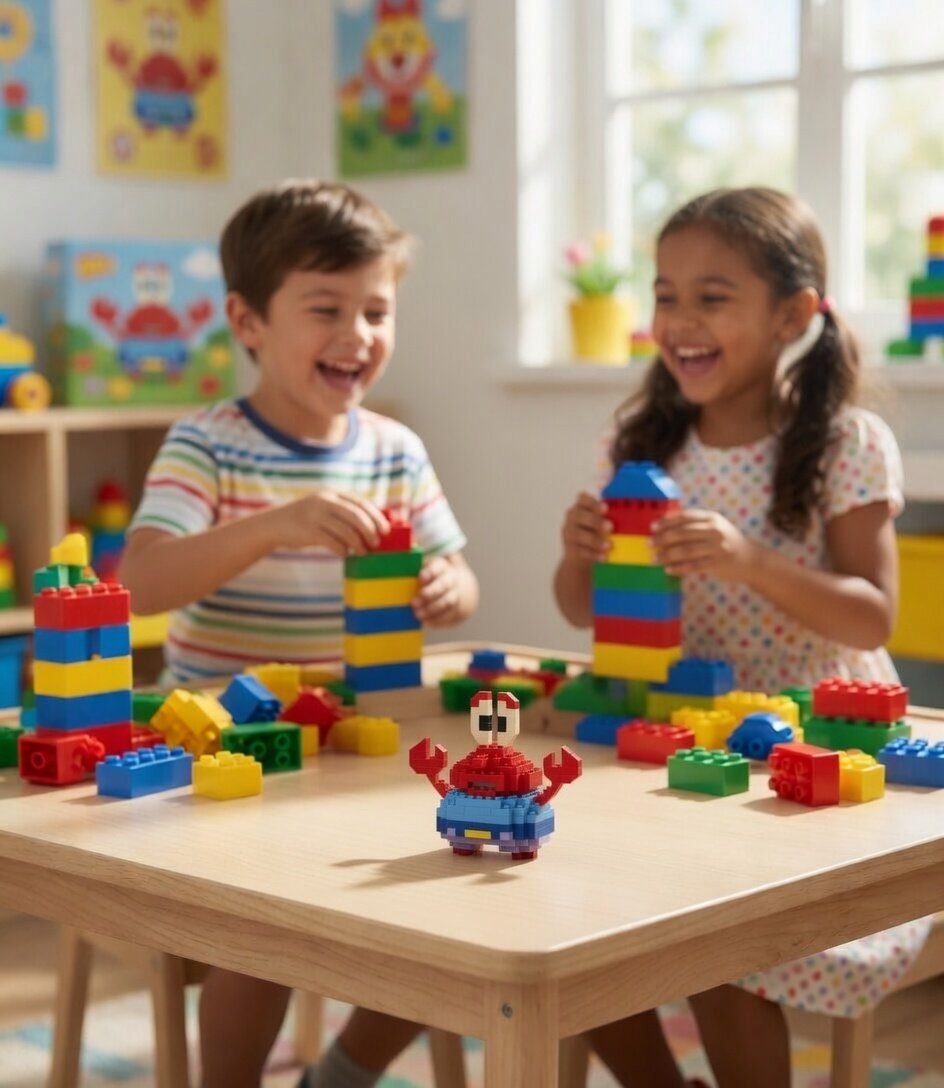 Lego Bricks 3d lego crab yengeç