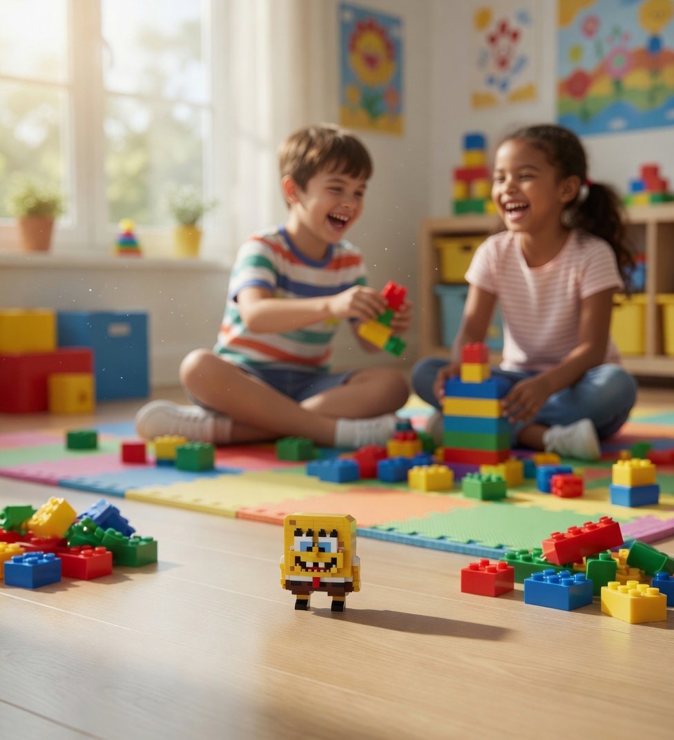 Lego Bricks 3d lego sünger bob
