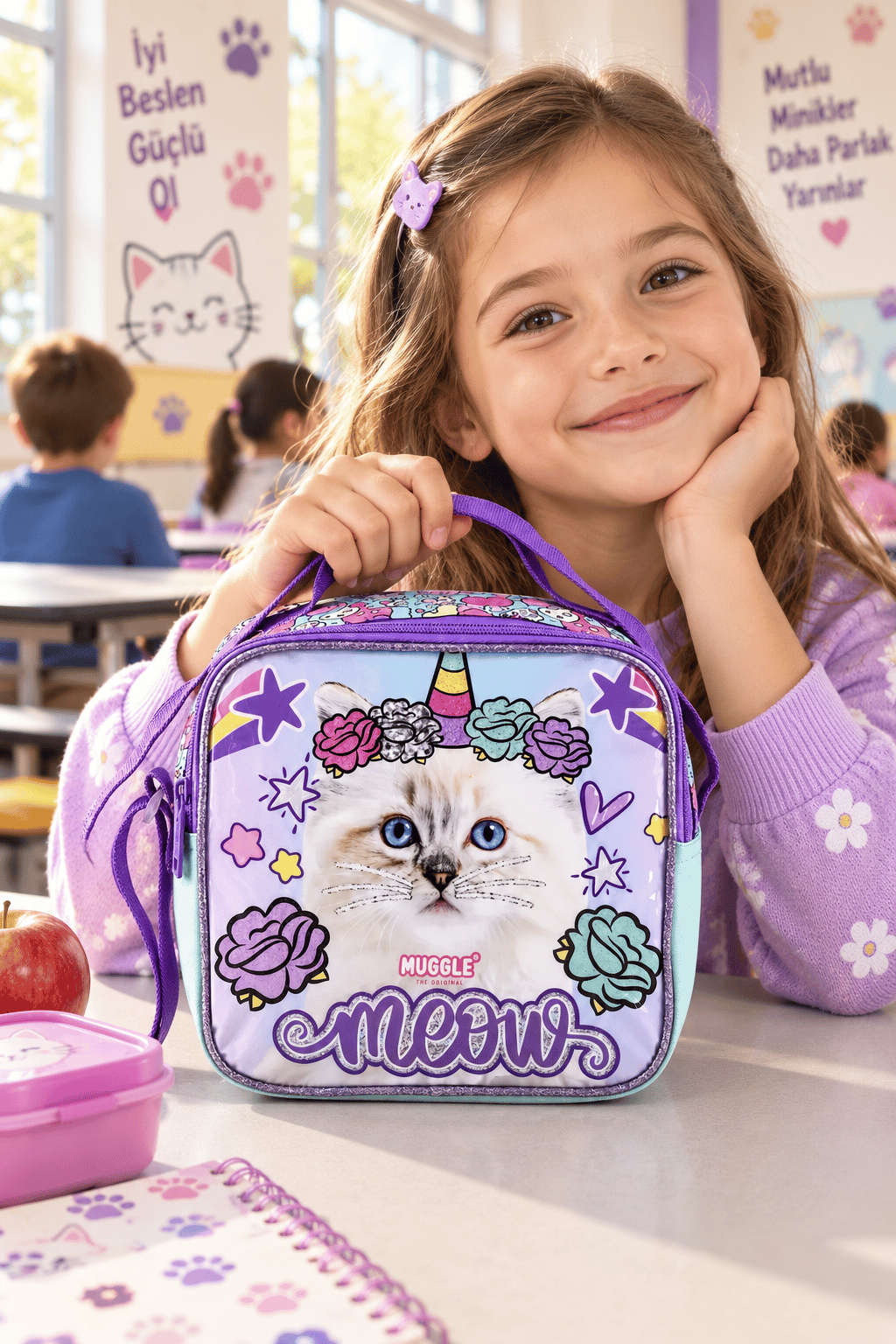Mikro Muggle Pretty Cat Beslenme Çantası MU-9025