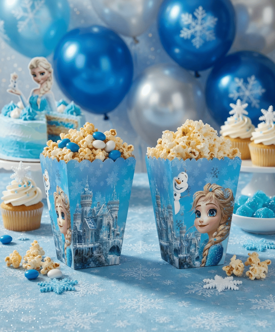 Mısır Kutusu Kar Prensesi / 8 Parça -Frozen