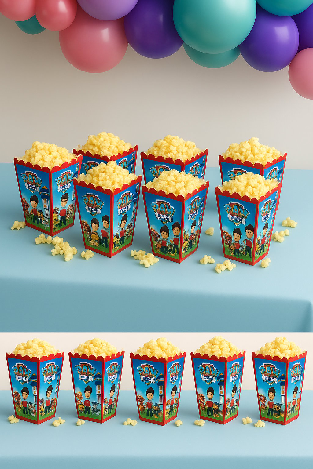 Mısır kutusu Pop corn 8 li Paw Patrol Temalı