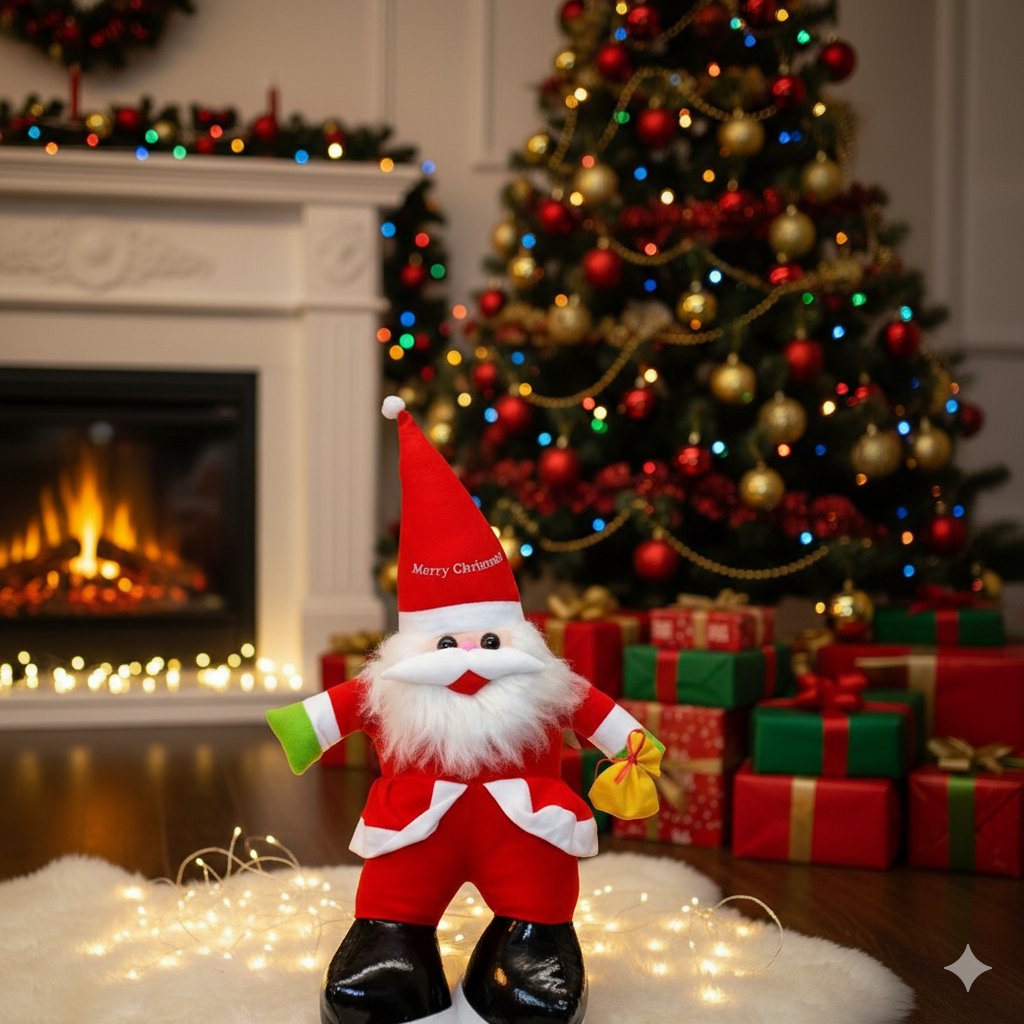 Noel Baba Peluş Oyuncak 50cm