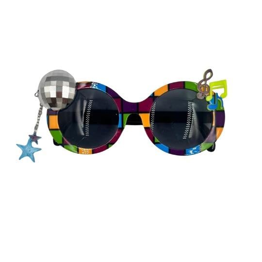 Notalı Disko Toplu Yıldızlı Parti Gözlüğü