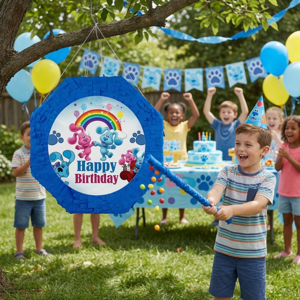Pinyata Blues Clues Pinyata 42 cm + Sopası