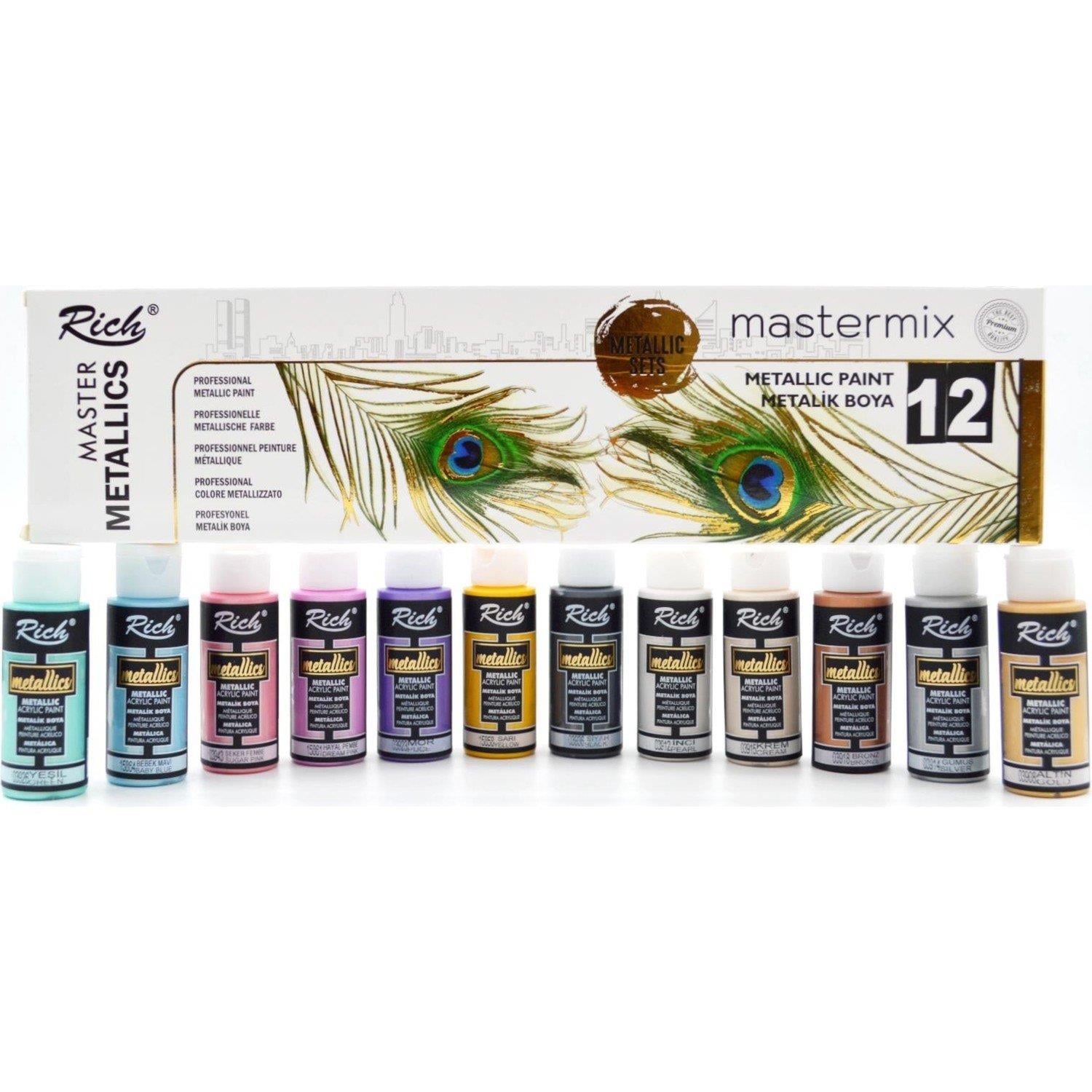 Rich Mastermix Metalik 60 CC 12 Li Set 14296