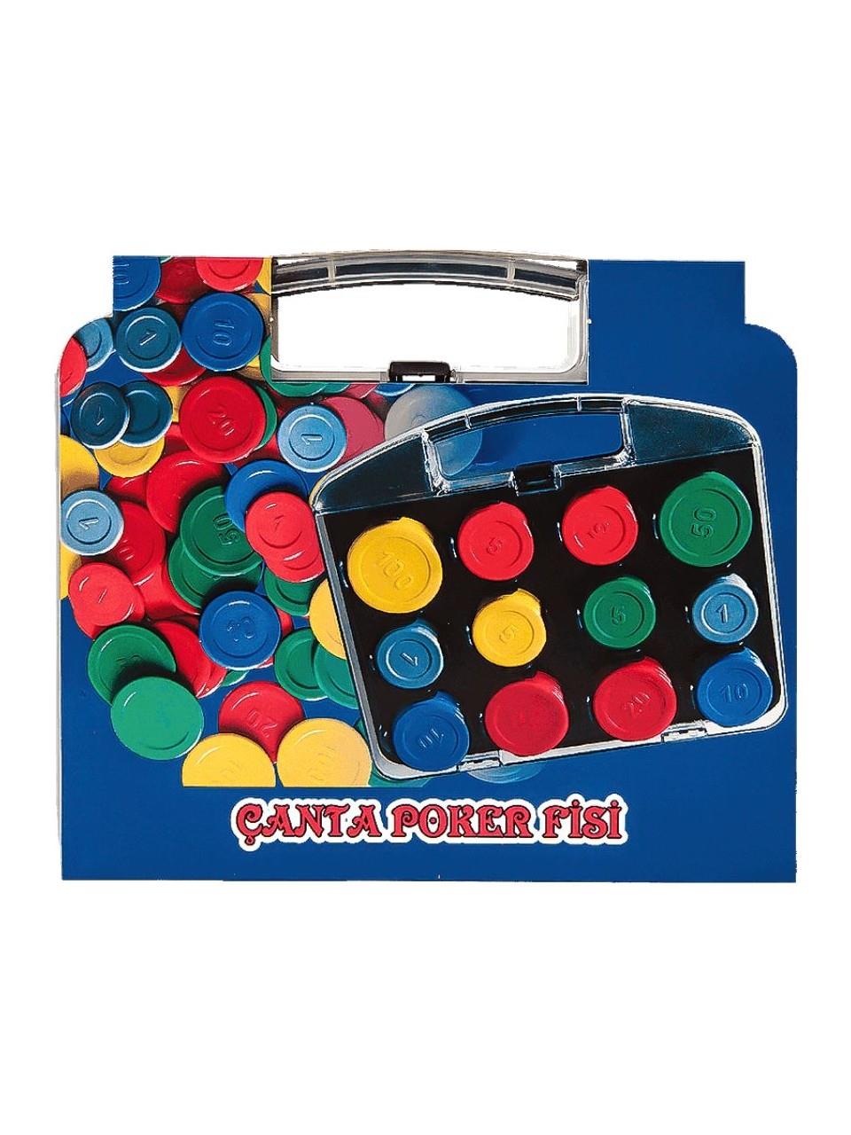 Sedef Çantalı Poker fişi Star Çanta Poker Fişi Star