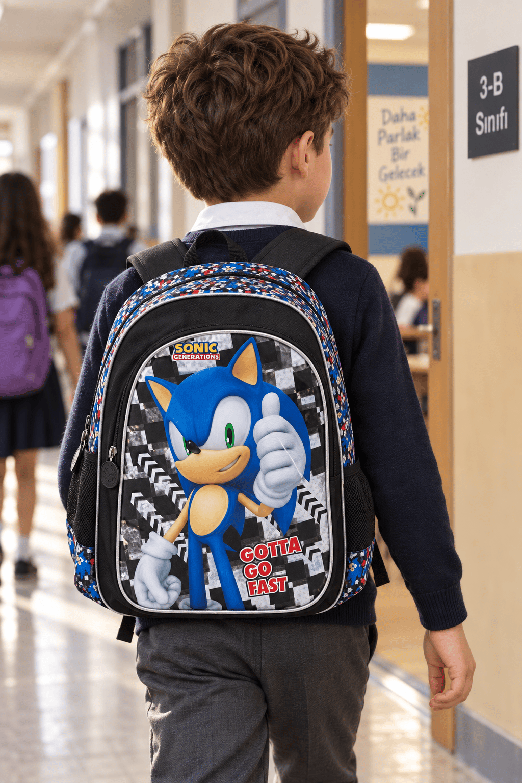Sonic Okul Çantası 2065-9