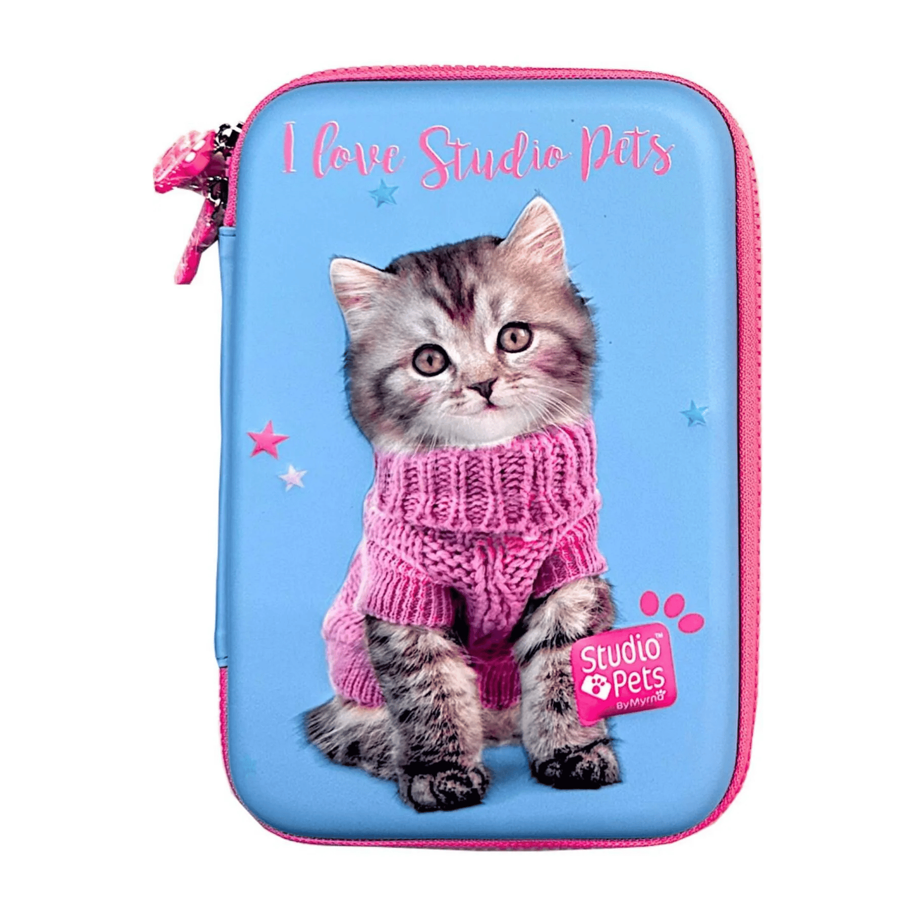 STUDİO PETS PT-7785 eva kalem çantas KEDİLİ-MAVİ