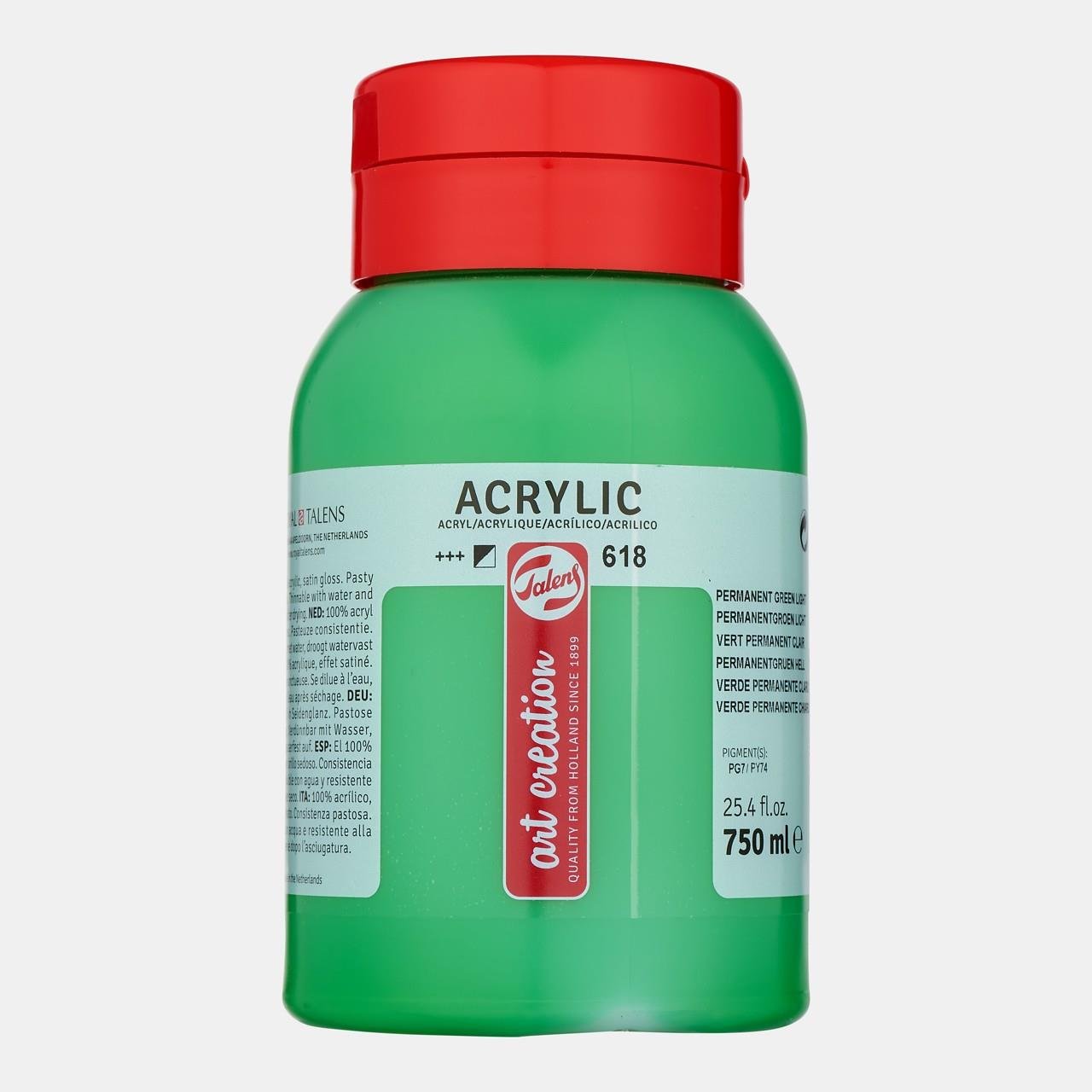 Talens Art Creation Akrilik Boya 750ml Yeşil 618