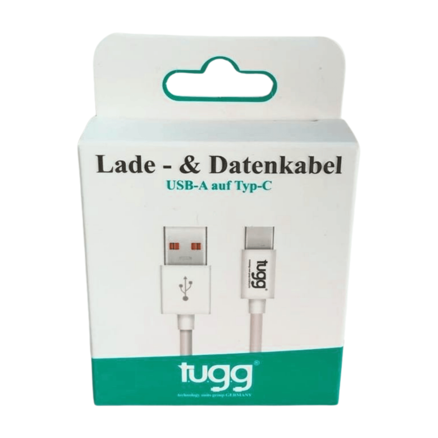 Tugg Germany Şarj Kablosu Veri Aktarım Kablosu Usb-A to Type-C 104608