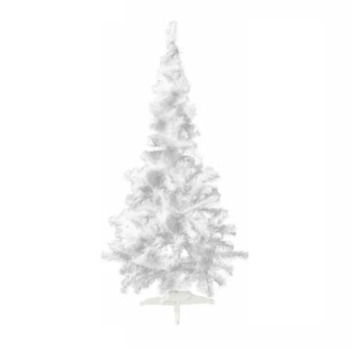 Yılbaşı Çam Ağacı 150cm 280dal Beyaz Plastik Ayak