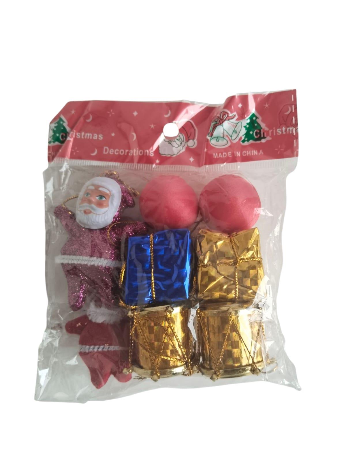 Yılbaşı Süs Karma 8li Noel Babalı