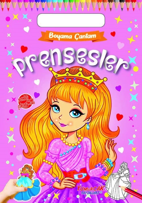 Yumurcak Boyama Çantam - Prensesler