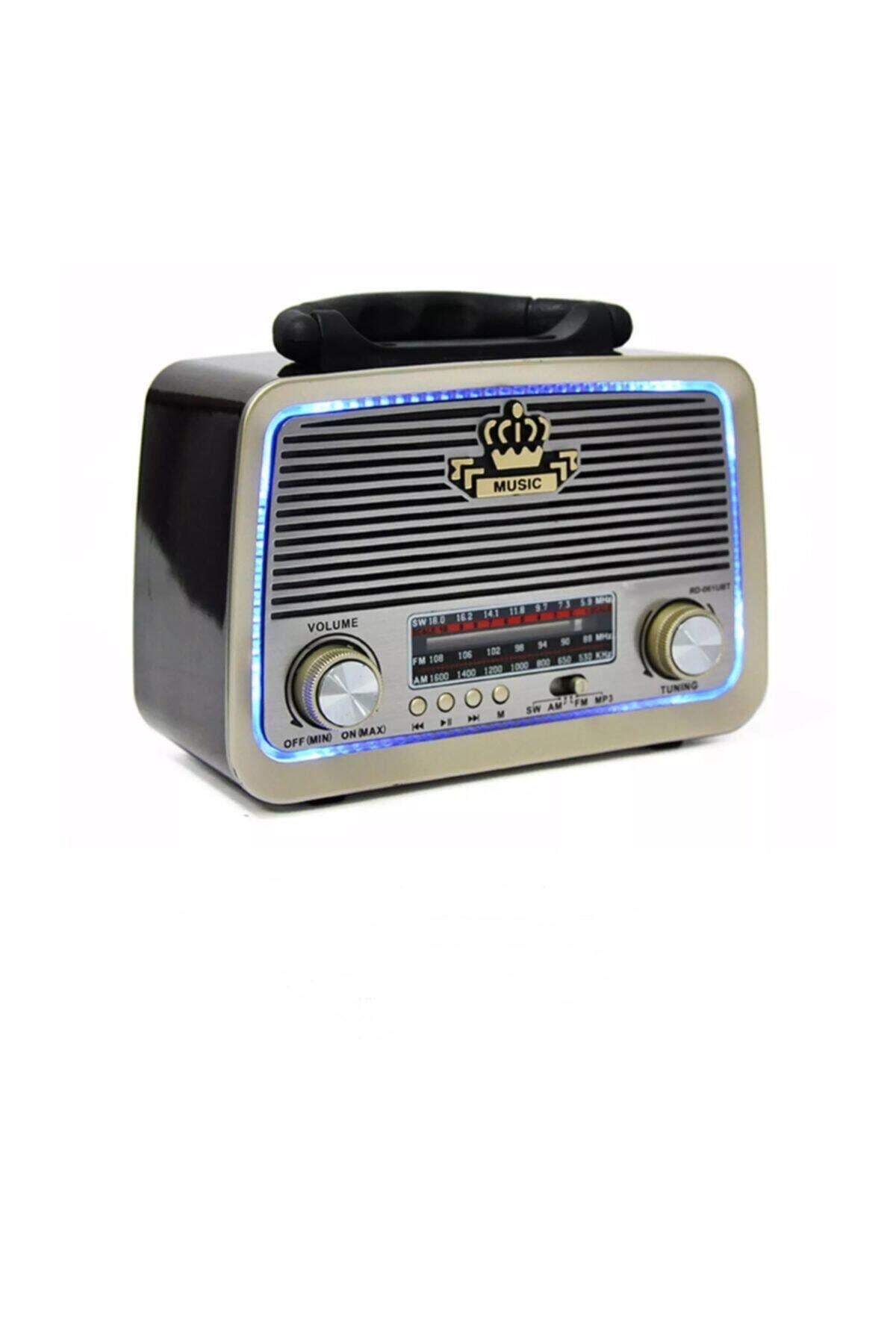 Nostalji Klasik Radyo Ahşap Usb Bluetooth 3 Band Klasik Radyo