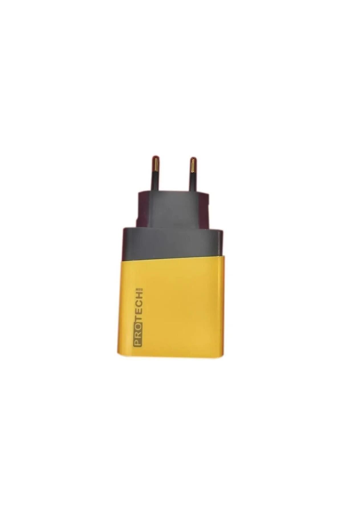 OC 3.0 Hızlı Şarj Aleti Tüm Cihazlar Uyumlu USB - Sarı